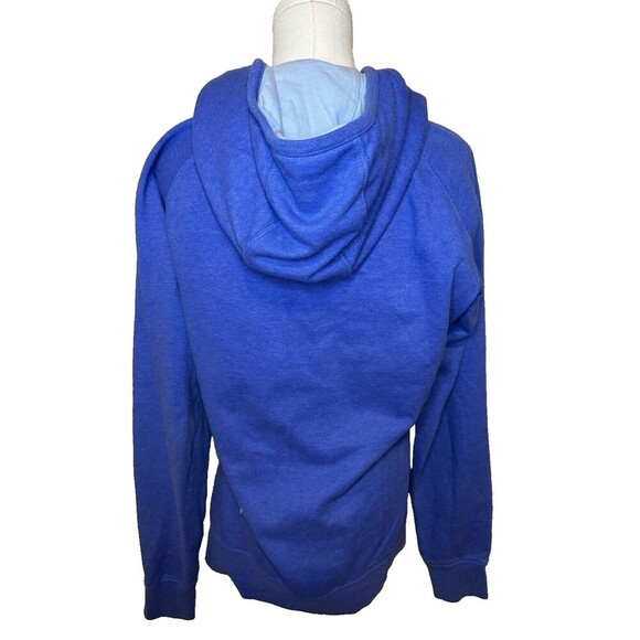 North Face Full Zip Blue Large Size Hoodie - Picture 2 of 8